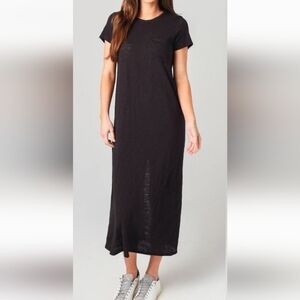 Michelle by Comune Classic Black Maxi Shirt Dress Small